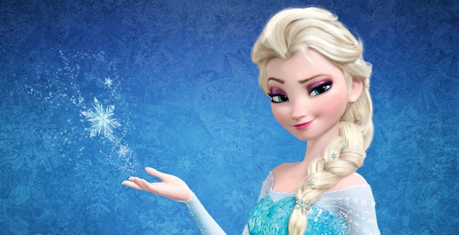 Elsa sings Let It Go Lyrics in Frozen