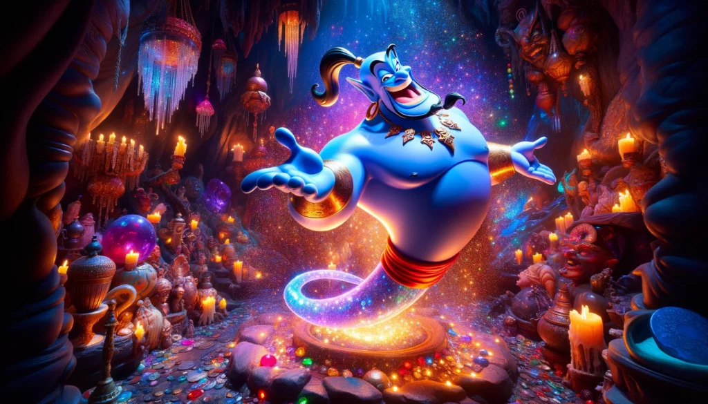 an inspired adaption of Genie in the Magic Cave