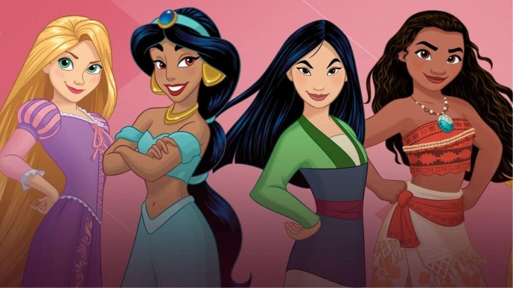 The diverse background of Disney Princesses